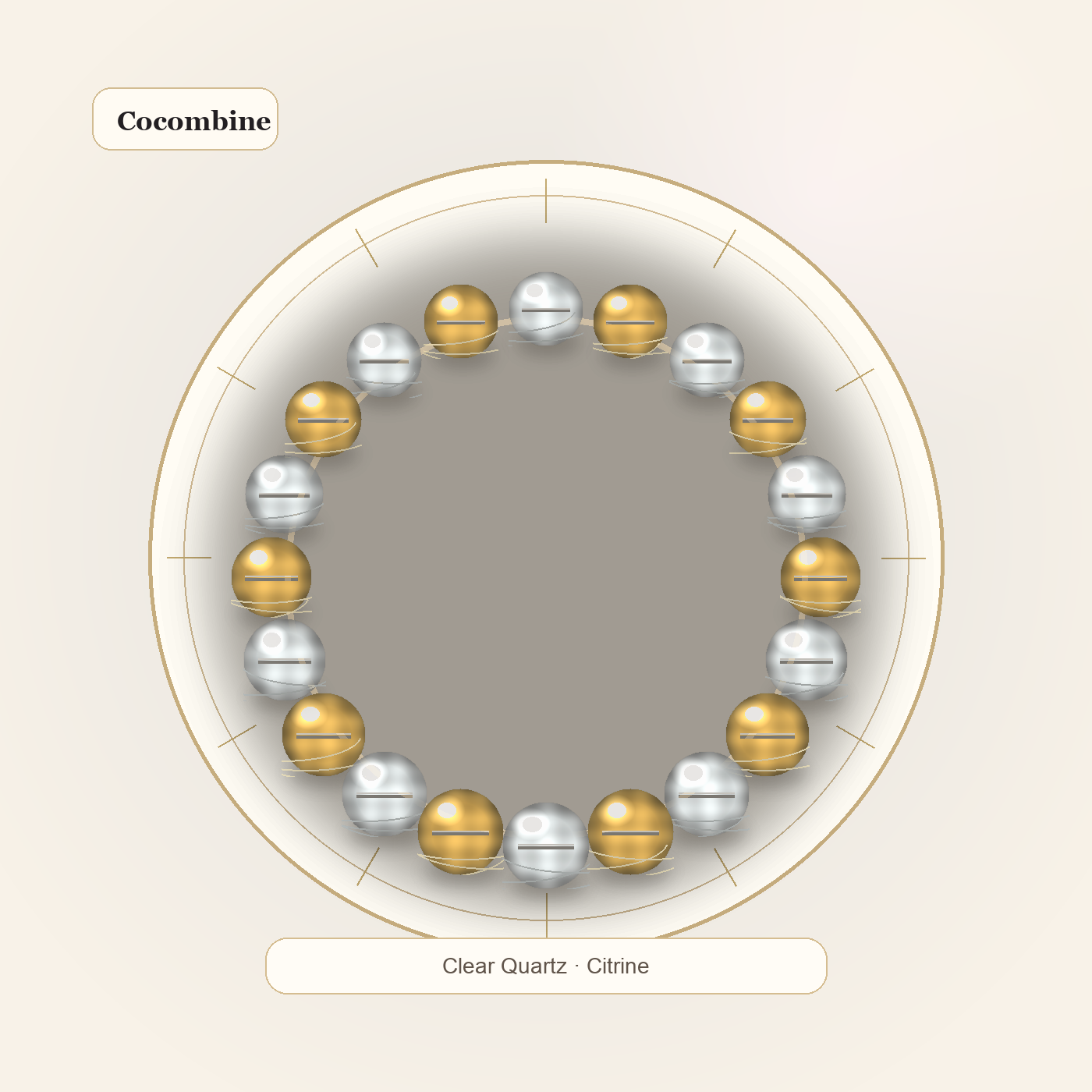 Leo Zodiac Crystal Bracelet by Cocombine