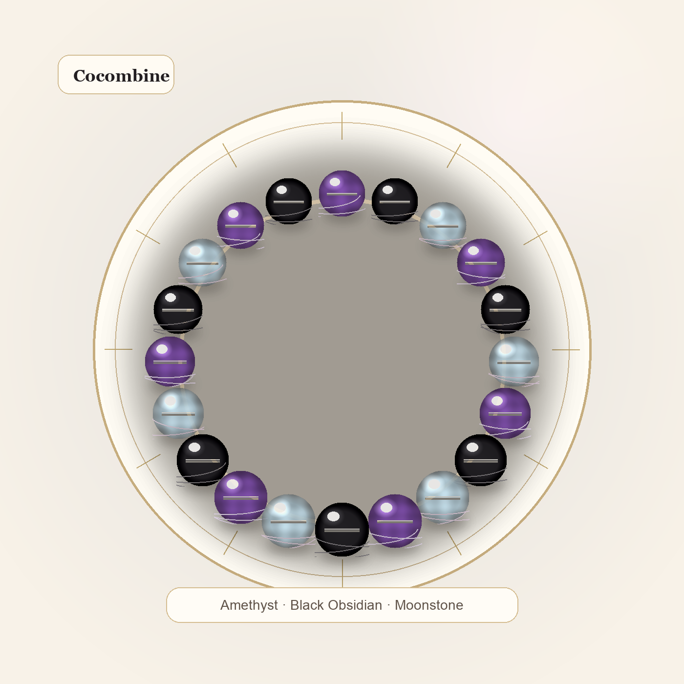 Scorpio Zodiac Crystal Bracelet by Cocombine