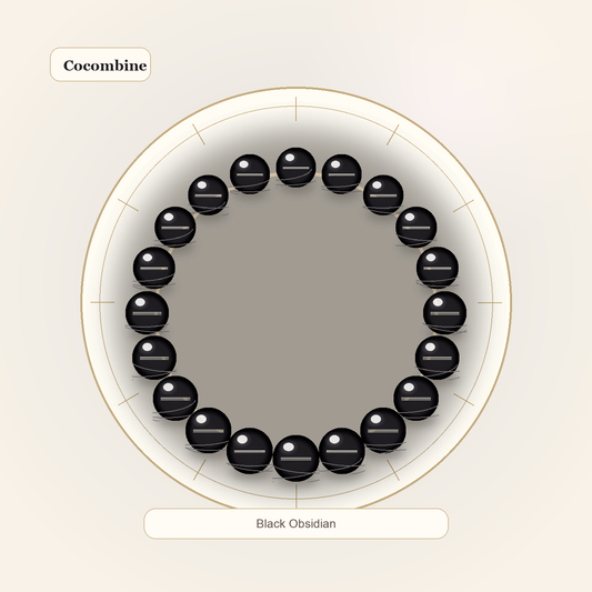Black Obsidian Classic Bracelet by Cocombine