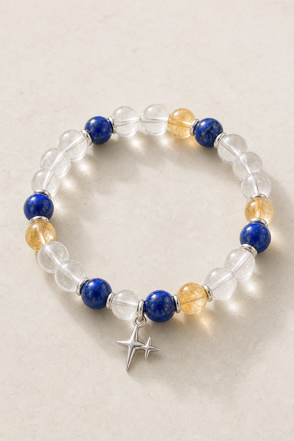 Gemini Zodiac Crystal Bracelet