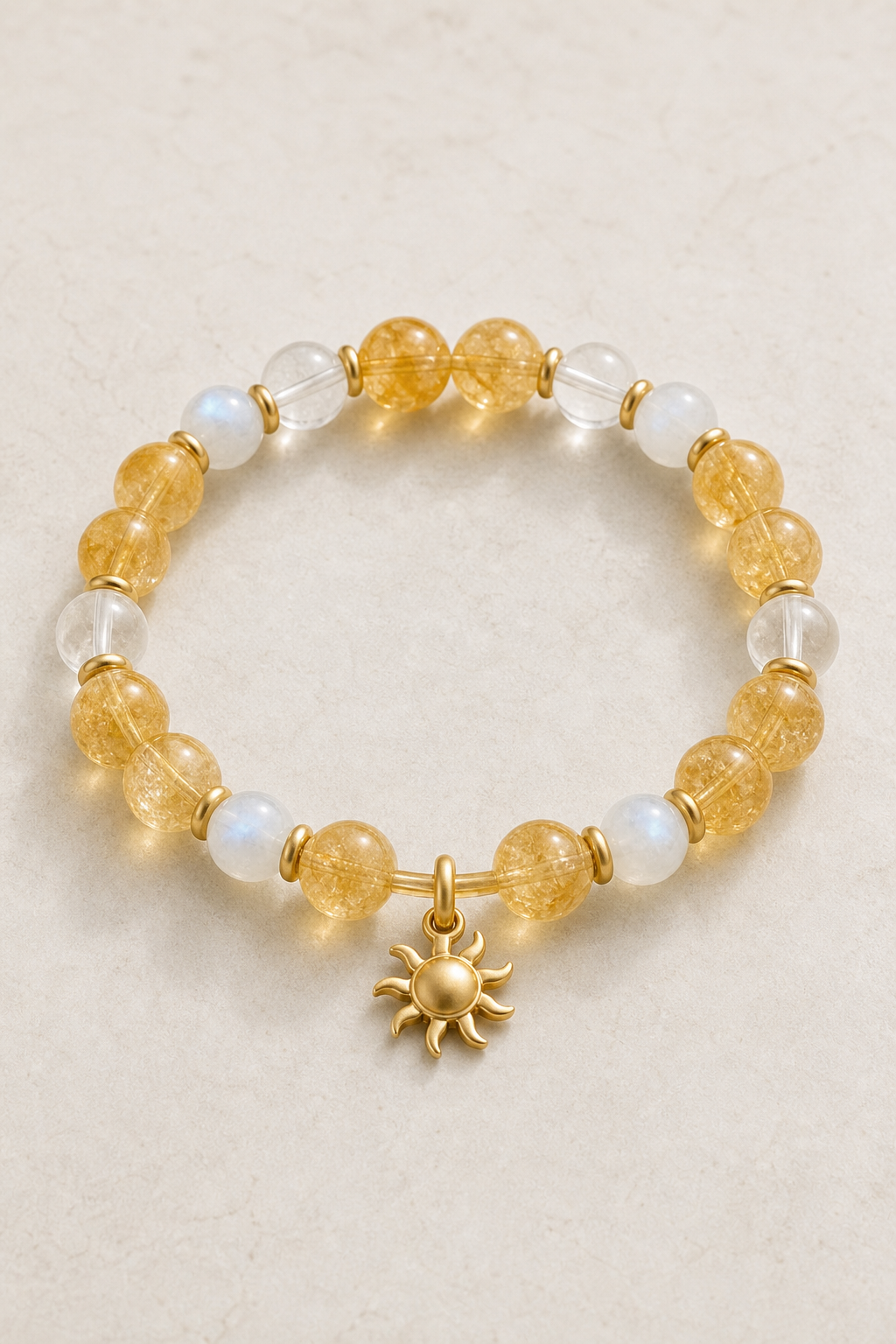 Abundance & Confidence Crystal Bracelet