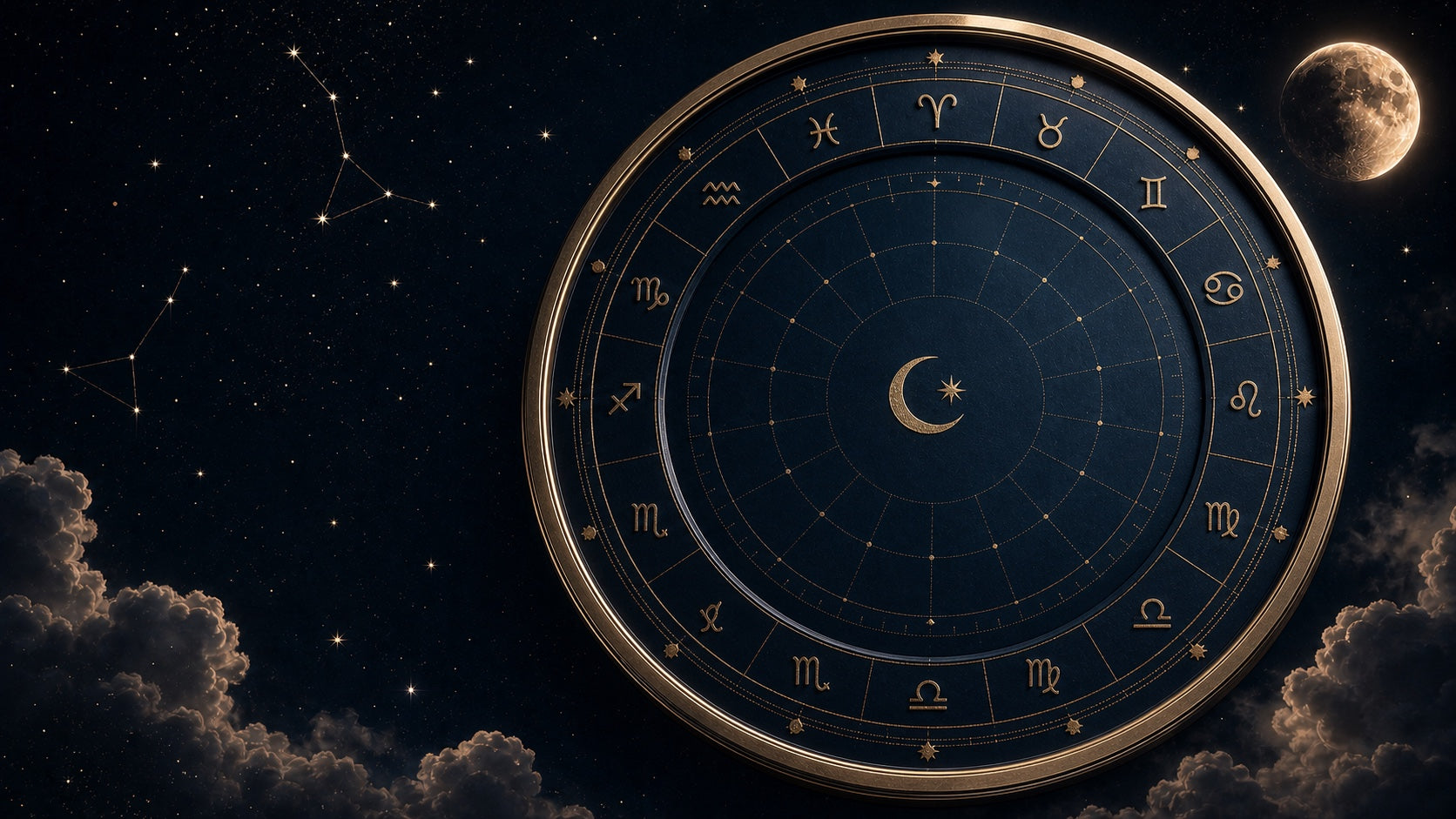 Lunastra celestial bracelet with birth chart